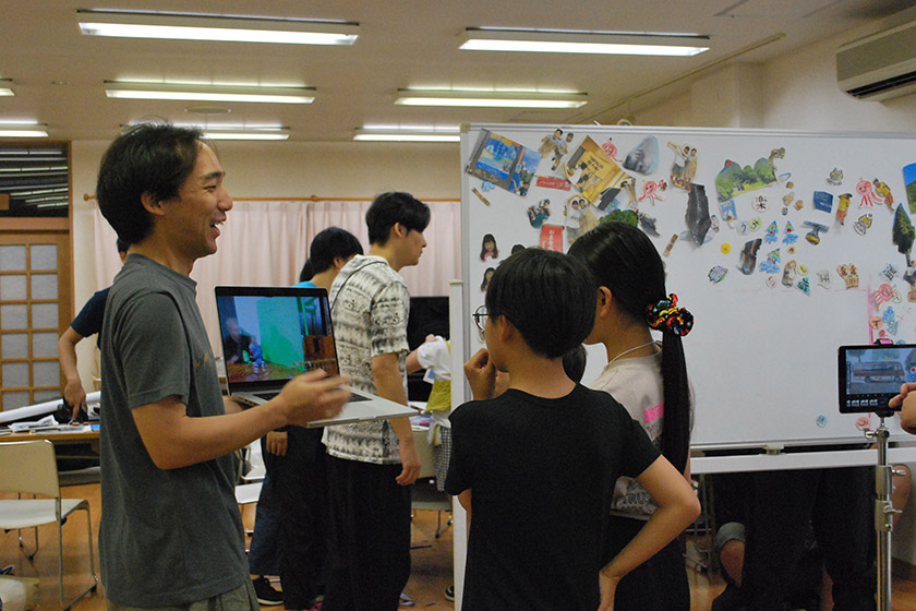 実施内容① ストップモーション・アニメーション撮影 交流風景3